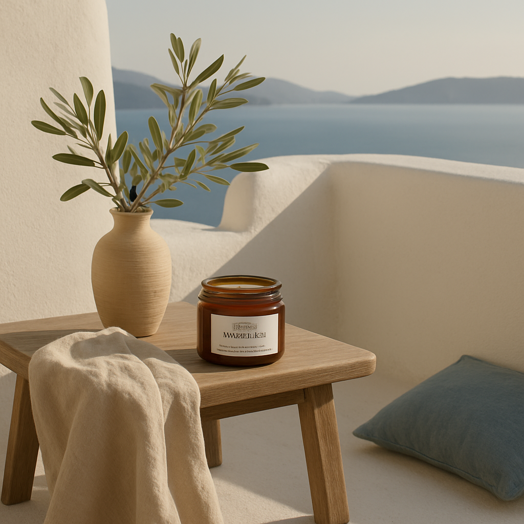 ELIÁ cream-balm on a Mediterranean terrace